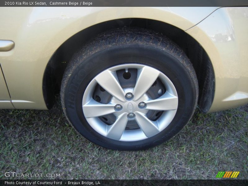 Cashmere Beige / Beige 2010 Kia Rio LX Sedan