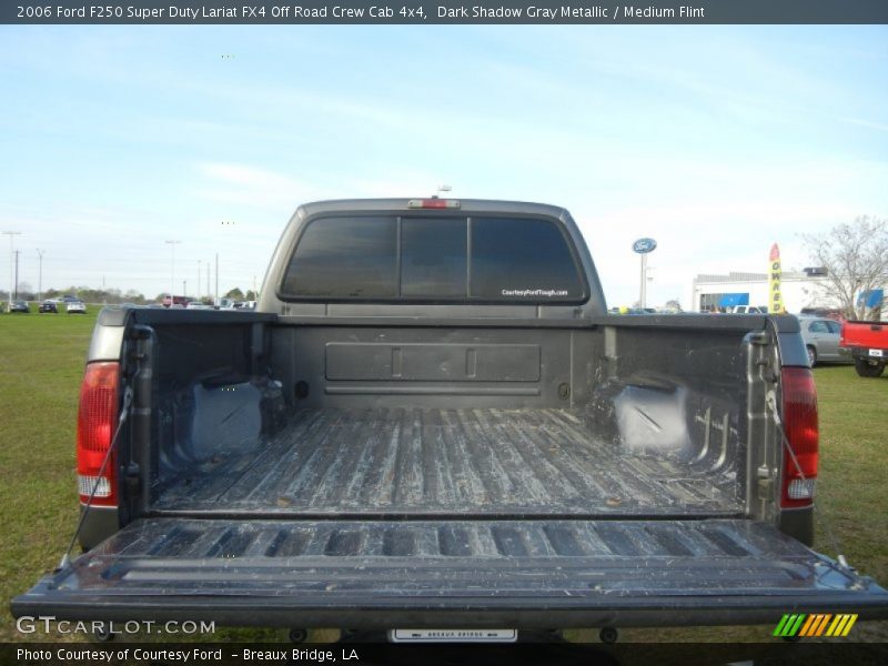 Dark Shadow Gray Metallic / Medium Flint 2006 Ford F250 Super Duty Lariat FX4 Off Road Crew Cab 4x4