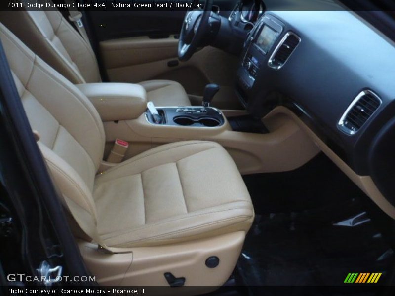 Natural Green Pearl / Black/Tan 2011 Dodge Durango Citadel 4x4