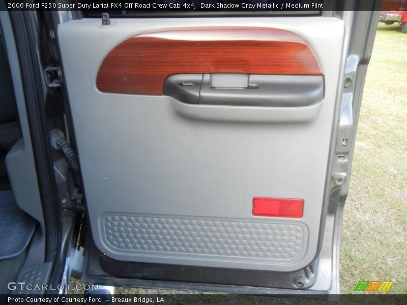 Dark Shadow Gray Metallic / Medium Flint 2006 Ford F250 Super Duty Lariat FX4 Off Road Crew Cab 4x4