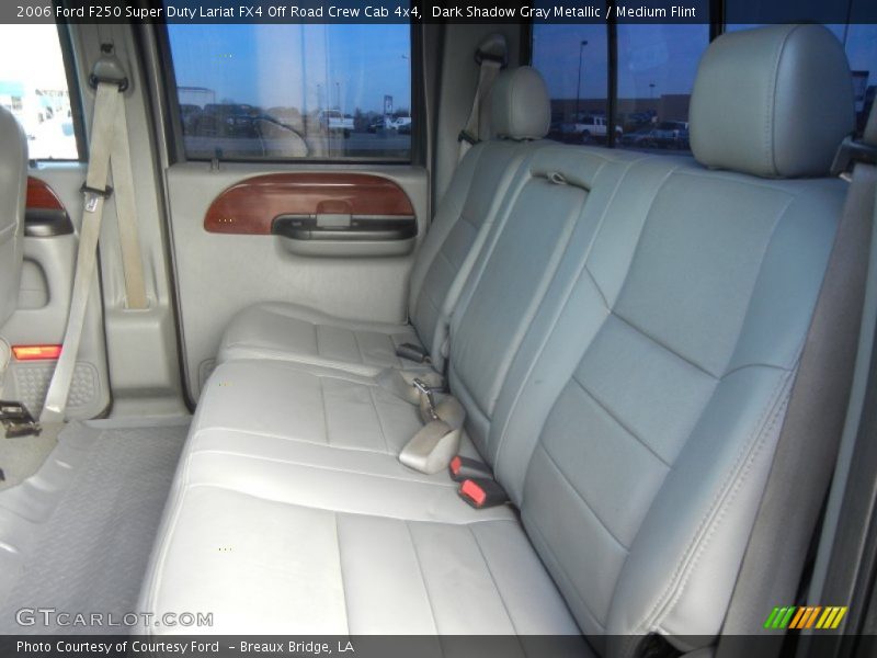 Dark Shadow Gray Metallic / Medium Flint 2006 Ford F250 Super Duty Lariat FX4 Off Road Crew Cab 4x4
