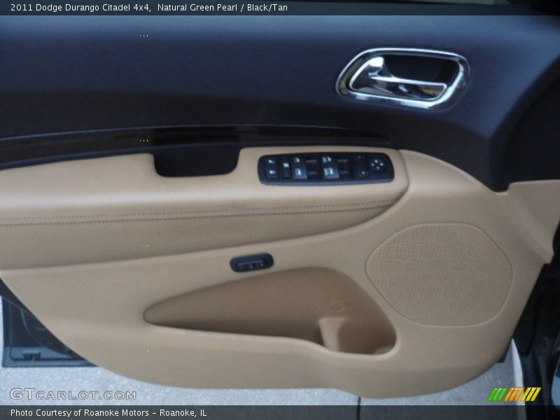 Natural Green Pearl / Black/Tan 2011 Dodge Durango Citadel 4x4