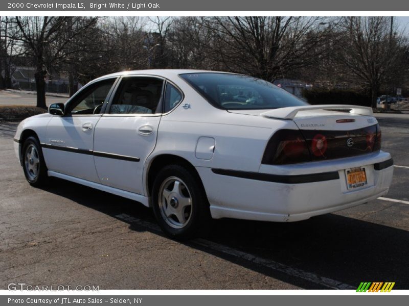 Bright White / Light Oak 2000 Chevrolet Impala LS