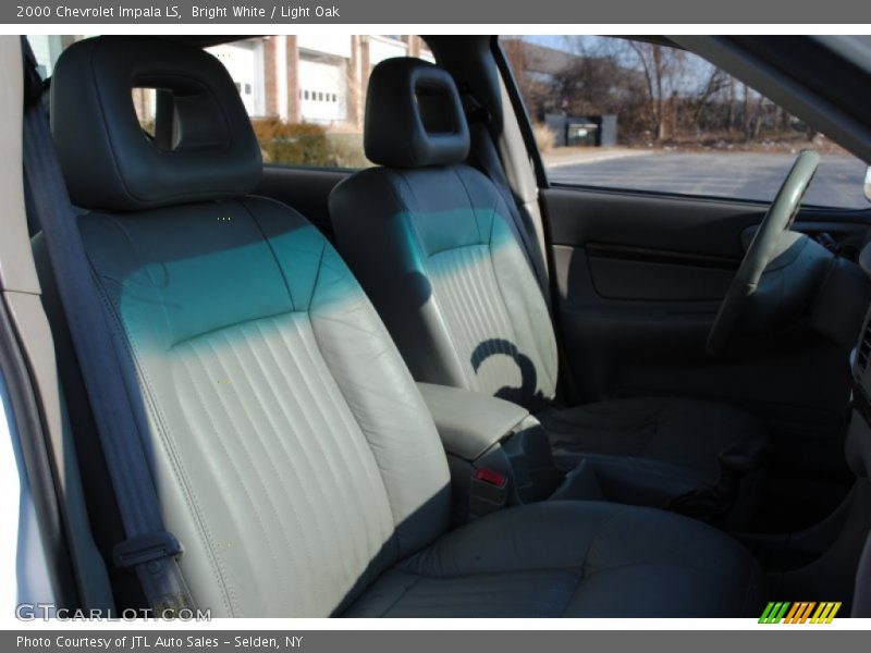 Bright White / Light Oak 2000 Chevrolet Impala LS