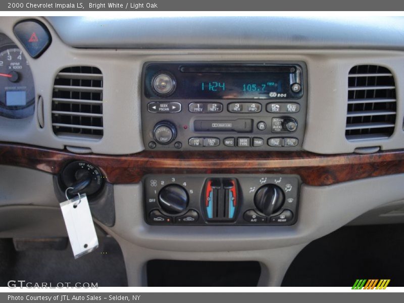 Bright White / Light Oak 2000 Chevrolet Impala LS