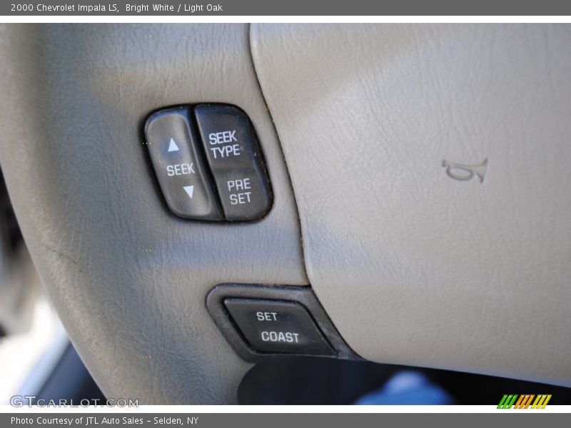 Bright White / Light Oak 2000 Chevrolet Impala LS