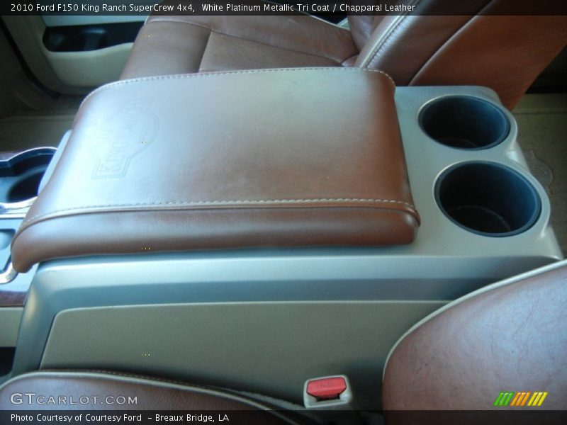 White Platinum Metallic Tri Coat / Chapparal Leather 2010 Ford F150 King Ranch SuperCrew 4x4