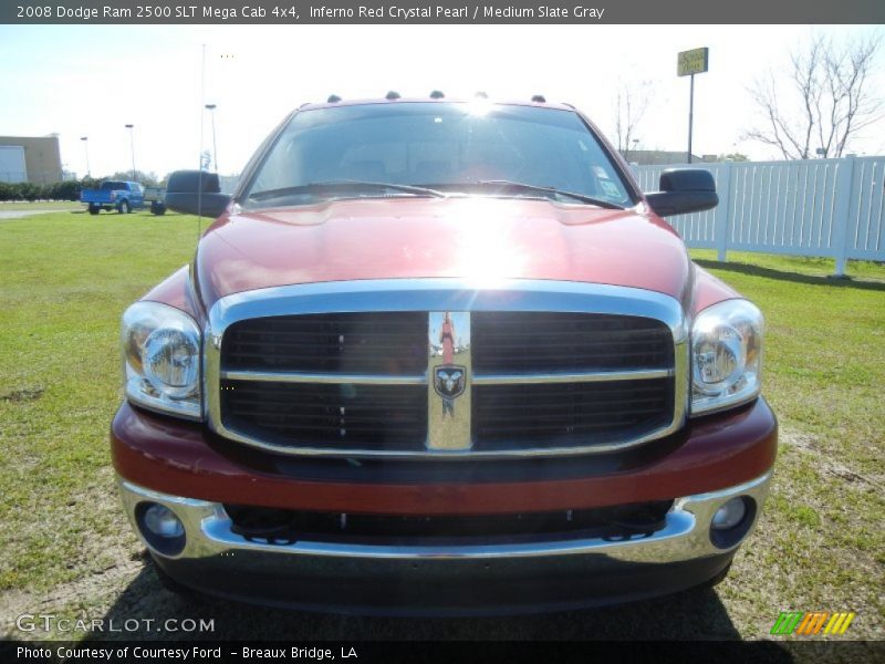 Inferno Red Crystal Pearl / Medium Slate Gray 2008 Dodge Ram 2500 SLT Mega Cab 4x4