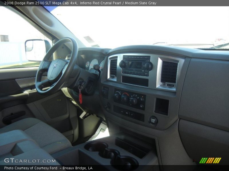 Inferno Red Crystal Pearl / Medium Slate Gray 2008 Dodge Ram 2500 SLT Mega Cab 4x4