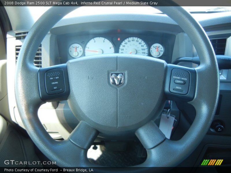 Inferno Red Crystal Pearl / Medium Slate Gray 2008 Dodge Ram 2500 SLT Mega Cab 4x4