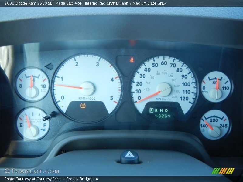 Inferno Red Crystal Pearl / Medium Slate Gray 2008 Dodge Ram 2500 SLT Mega Cab 4x4
