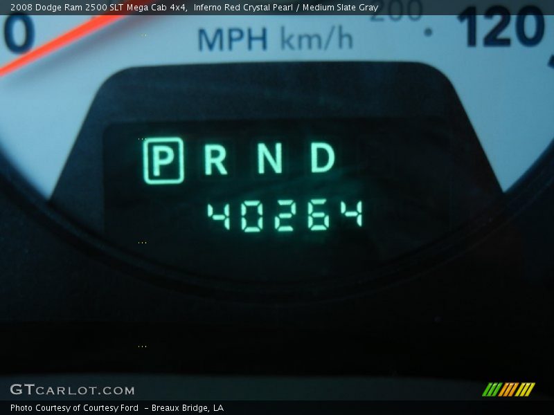 Inferno Red Crystal Pearl / Medium Slate Gray 2008 Dodge Ram 2500 SLT Mega Cab 4x4