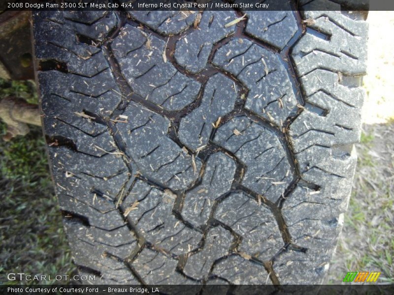 Inferno Red Crystal Pearl / Medium Slate Gray 2008 Dodge Ram 2500 SLT Mega Cab 4x4