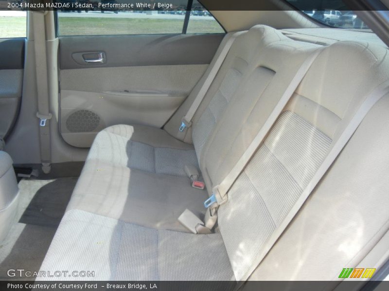 Performance White / Beige 2004 Mazda MAZDA6 i Sedan