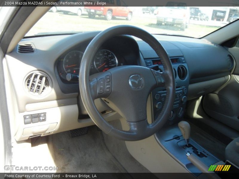 Performance White / Beige 2004 Mazda MAZDA6 i Sedan