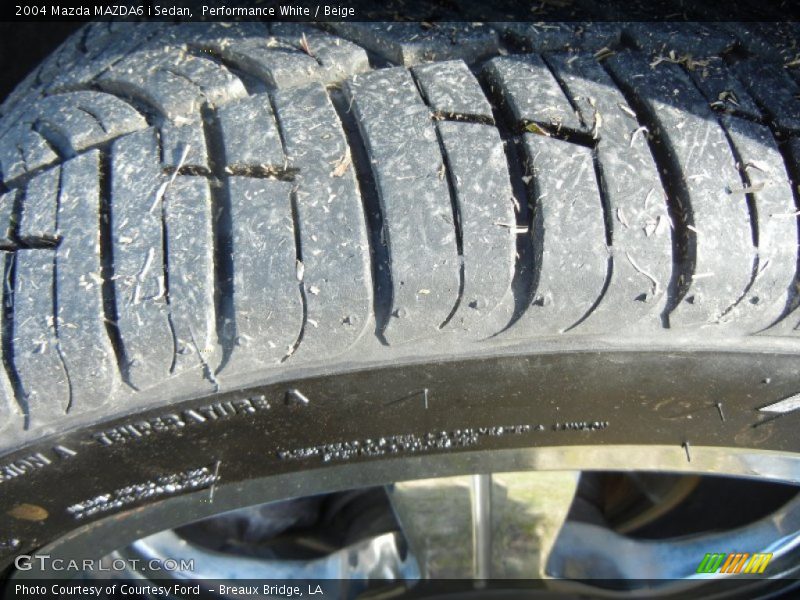 Performance White / Beige 2004 Mazda MAZDA6 i Sedan