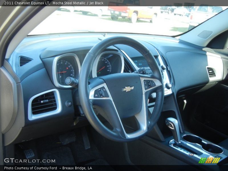 Mocha Steel Metallic / Jet Black 2011 Chevrolet Equinox LT