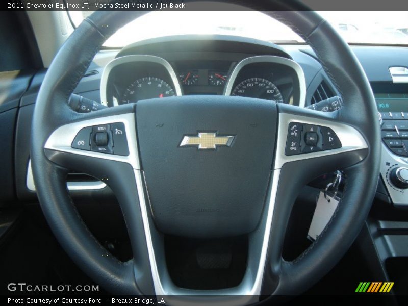 Mocha Steel Metallic / Jet Black 2011 Chevrolet Equinox LT