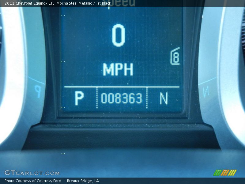 Mocha Steel Metallic / Jet Black 2011 Chevrolet Equinox LT