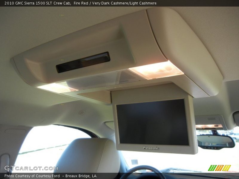 Fire Red / Very Dark Cashmere/Light Cashmere 2010 GMC Sierra 1500 SLT Crew Cab