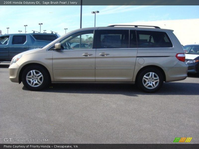 Sage Brush Pearl / Ivory 2006 Honda Odyssey EX