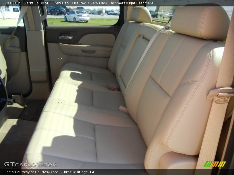 Fire Red / Very Dark Cashmere/Light Cashmere 2010 GMC Sierra 1500 SLT Crew Cab