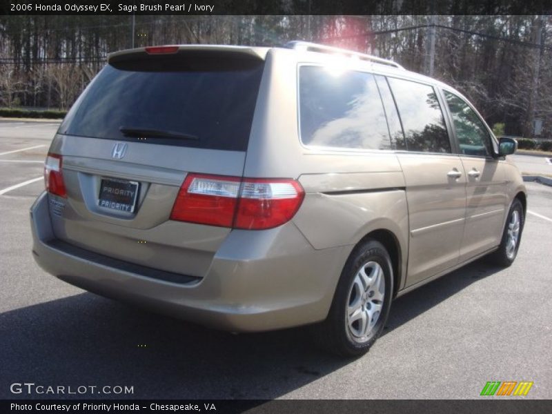 Sage Brush Pearl / Ivory 2006 Honda Odyssey EX