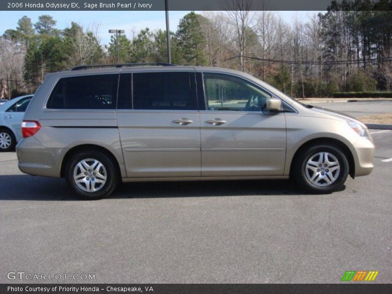 Sage Brush Pearl / Ivory 2006 Honda Odyssey EX