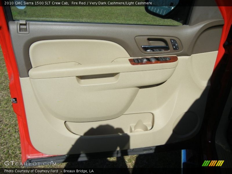 Fire Red / Very Dark Cashmere/Light Cashmere 2010 GMC Sierra 1500 SLT Crew Cab