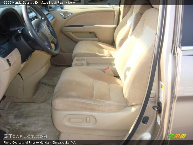 Sage Brush Pearl / Ivory 2006 Honda Odyssey EX