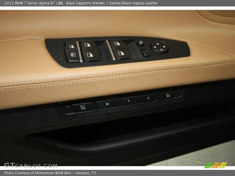 Black Sapphire Metallic / Saddle/Black Nappa Leather 2011 BMW 7 Series Alpina B7 LWB
