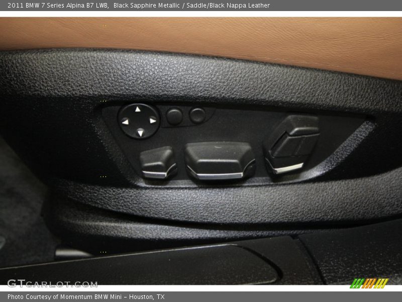 Black Sapphire Metallic / Saddle/Black Nappa Leather 2011 BMW 7 Series Alpina B7 LWB