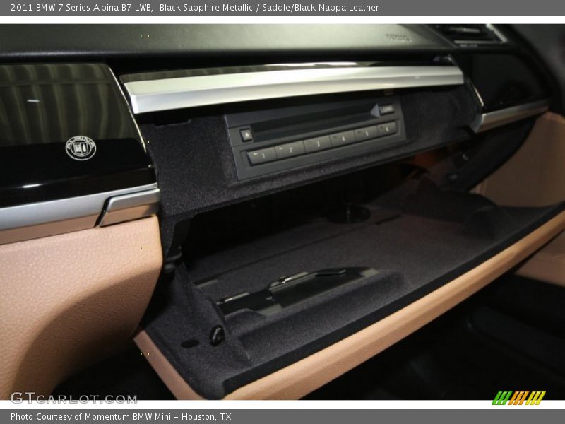 Black Sapphire Metallic / Saddle/Black Nappa Leather 2011 BMW 7 Series Alpina B7 LWB