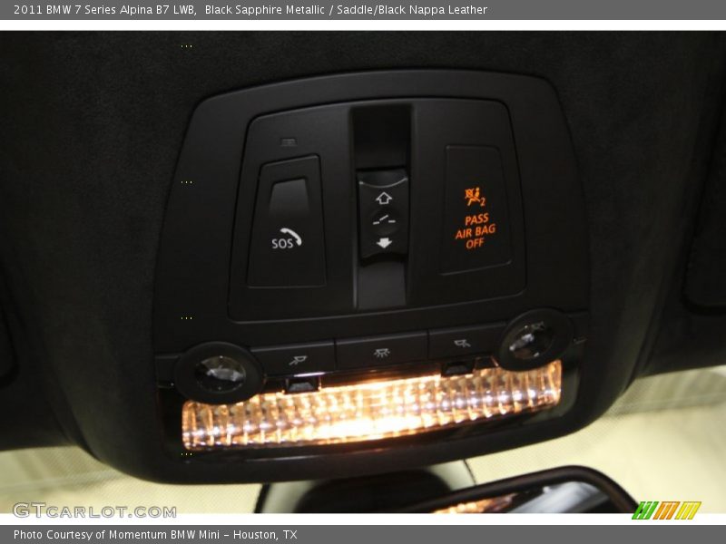 Black Sapphire Metallic / Saddle/Black Nappa Leather 2011 BMW 7 Series Alpina B7 LWB