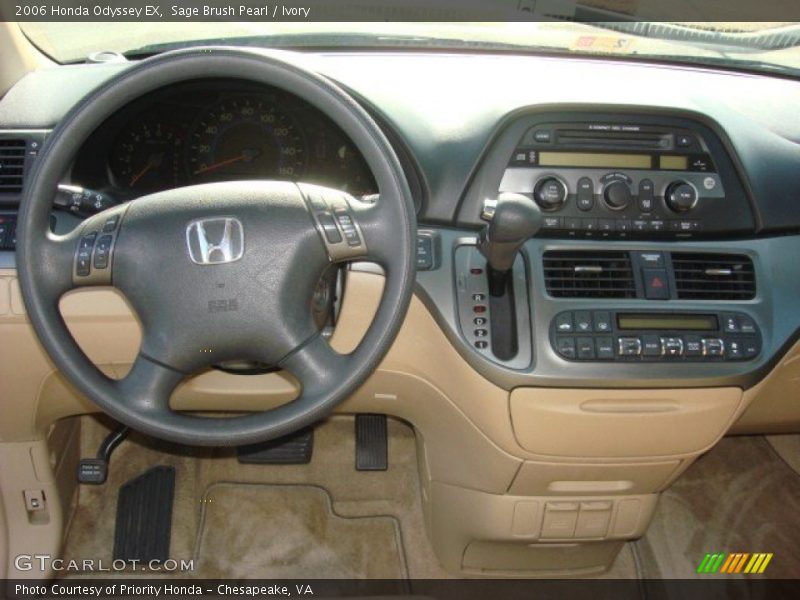 Sage Brush Pearl / Ivory 2006 Honda Odyssey EX