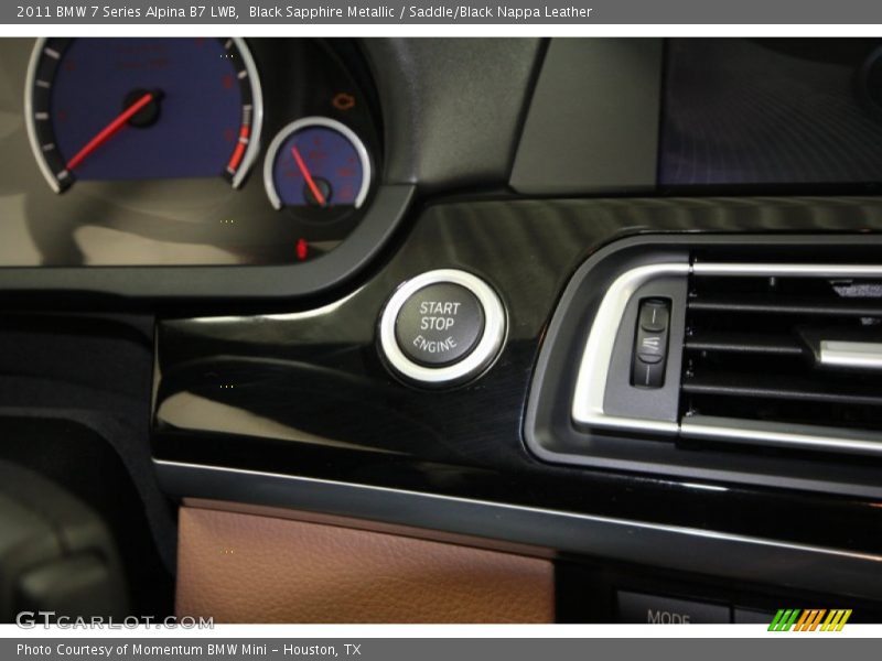 Black Sapphire Metallic / Saddle/Black Nappa Leather 2011 BMW 7 Series Alpina B7 LWB