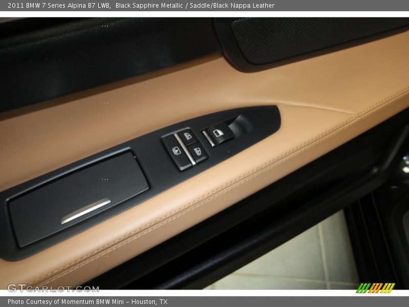 Black Sapphire Metallic / Saddle/Black Nappa Leather 2011 BMW 7 Series Alpina B7 LWB