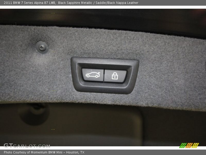 Black Sapphire Metallic / Saddle/Black Nappa Leather 2011 BMW 7 Series Alpina B7 LWB