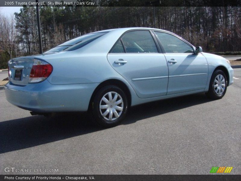 Sky Blue Pearl / Dark Gray 2005 Toyota Camry LE