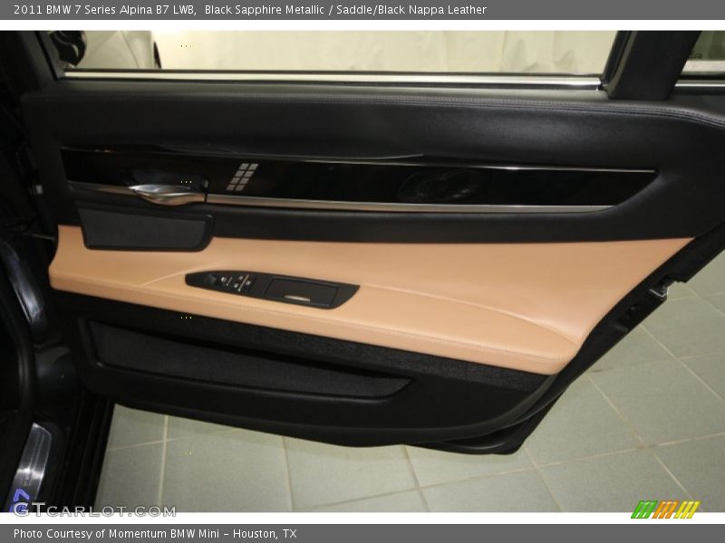 Black Sapphire Metallic / Saddle/Black Nappa Leather 2011 BMW 7 Series Alpina B7 LWB