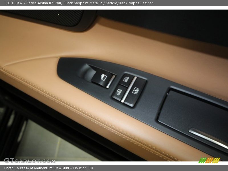 Black Sapphire Metallic / Saddle/Black Nappa Leather 2011 BMW 7 Series Alpina B7 LWB