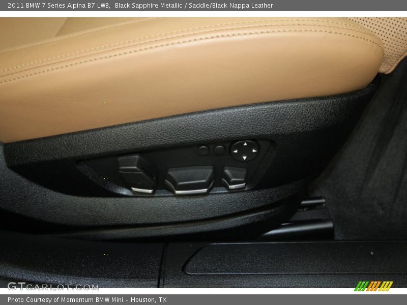 Black Sapphire Metallic / Saddle/Black Nappa Leather 2011 BMW 7 Series Alpina B7 LWB