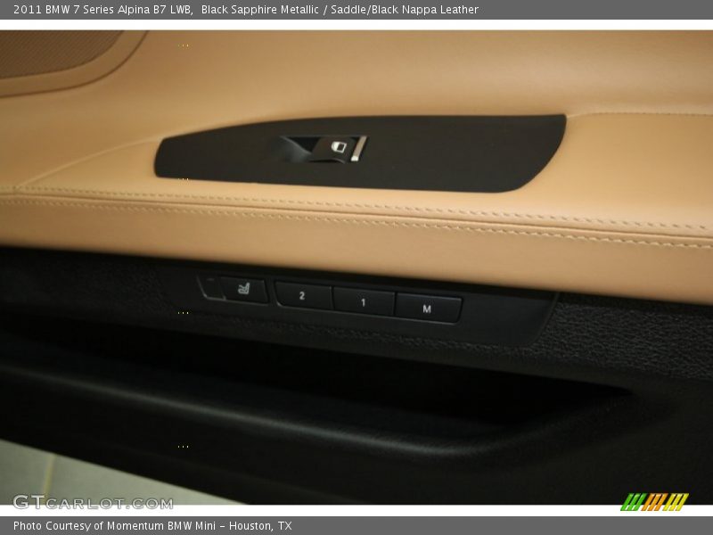 Black Sapphire Metallic / Saddle/Black Nappa Leather 2011 BMW 7 Series Alpina B7 LWB
