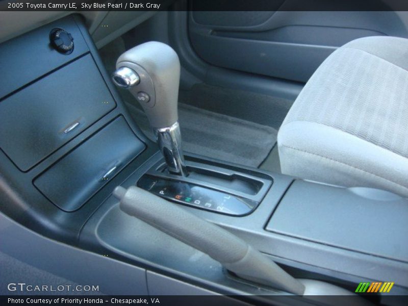 Sky Blue Pearl / Dark Gray 2005 Toyota Camry LE