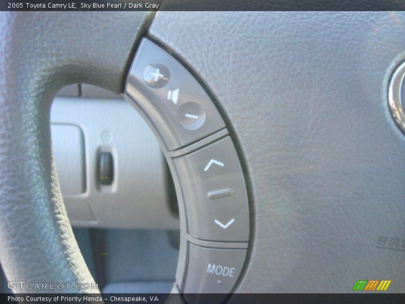 Sky Blue Pearl / Dark Gray 2005 Toyota Camry LE