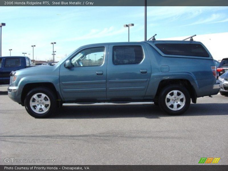 Steel Blue Metallic / Gray 2006 Honda Ridgeline RTS