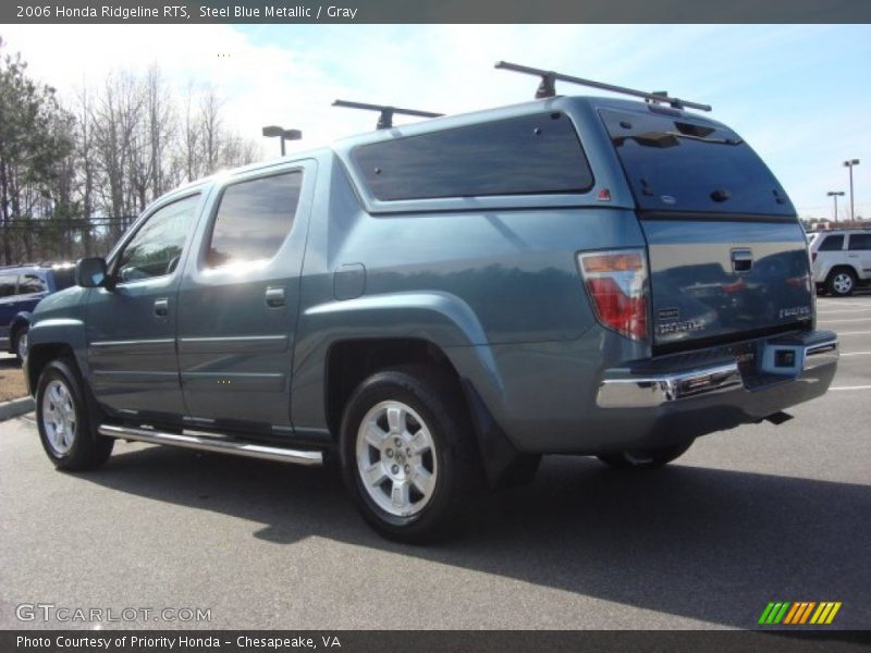 Steel Blue Metallic / Gray 2006 Honda Ridgeline RTS
