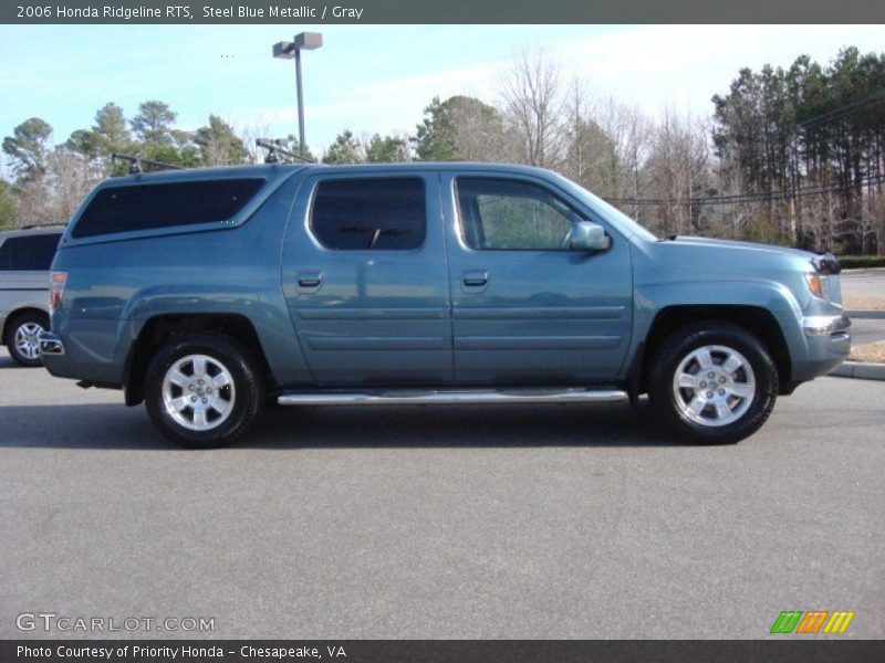 Steel Blue Metallic / Gray 2006 Honda Ridgeline RTS