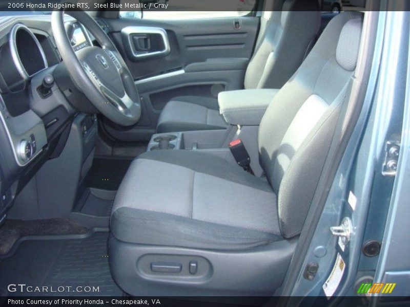 Steel Blue Metallic / Gray 2006 Honda Ridgeline RTS