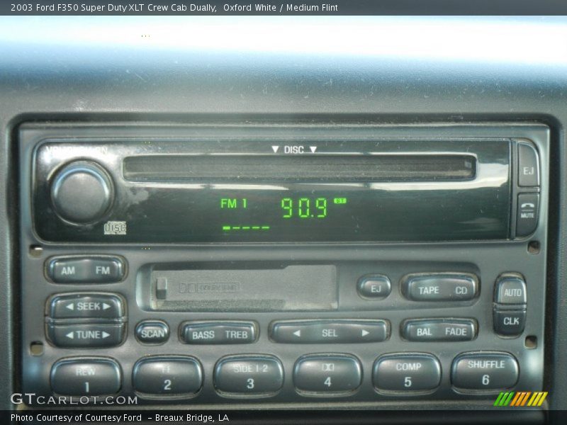 Oxford White / Medium Flint 2003 Ford F350 Super Duty XLT Crew Cab Dually